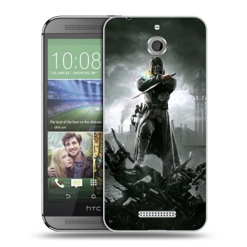 Дизайнерский силиконовый чехол для HTC Desire 510 Dishonored 2 (на заказ)