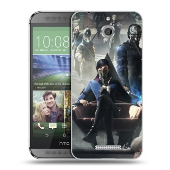 Дизайнерский силиконовый чехол для HTC Desire 510 Dishonored  (на заказ)