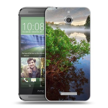 Дизайнерский силиконовый чехол для HTC Desire 510 озеро (на заказ)
