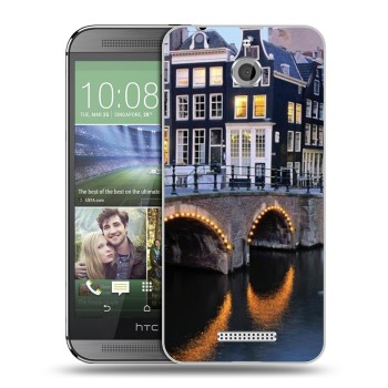 Дизайнерский силиконовый чехол для HTC Desire 510 амстердам (на заказ)