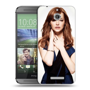 Дизайнерский силиконовый чехол для HTC Desire 510 Эмма Стоун (на заказ)