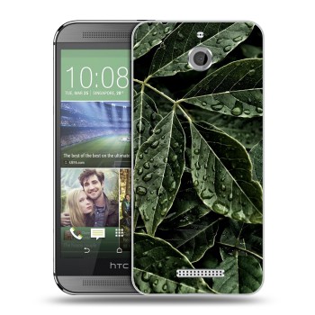 Дизайнерский силиконовый чехол для HTC Desire 510 Нуарные листья (на заказ)