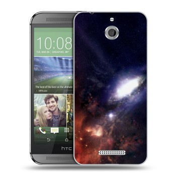 Дизайнерский силиконовый чехол для HTC Desire 510 Галактика (на заказ)
