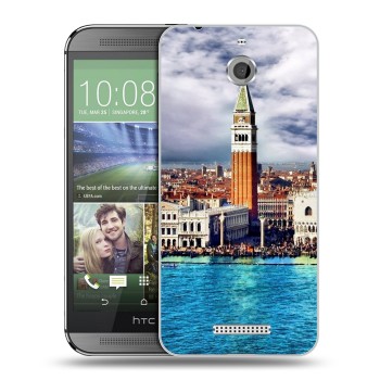 Дизайнерский силиконовый чехол для HTC Desire 510 Венеция (на заказ)