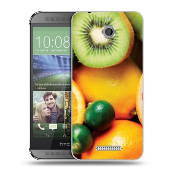 Дизайнерский силиконовый чехол для HTC Desire 510 Фрукты текстуры (на заказ)