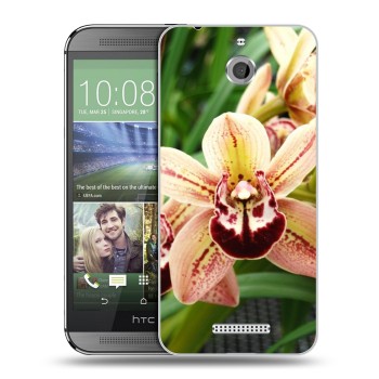 Дизайнерский силиконовый чехол для HTC Desire 510 Орхидеи (на заказ)