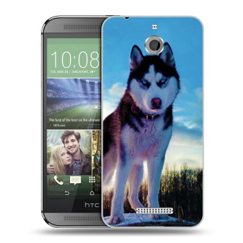 Дизайнерский силиконовый чехол для HTC Desire 510 Собаки (на заказ)
