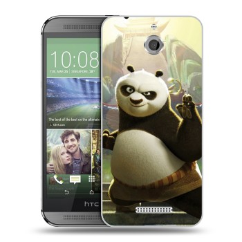 Дизайнерский силиконовый чехол для HTC Desire 510 Кунг-Фу Панда (на заказ)