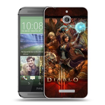 Дизайнерский силиконовый чехол для HTC Desire 510 Diablo (на заказ)