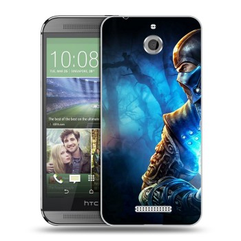 Дизайнерский силиконовый чехол для HTC Desire 510 Mortal Combat (на заказ)