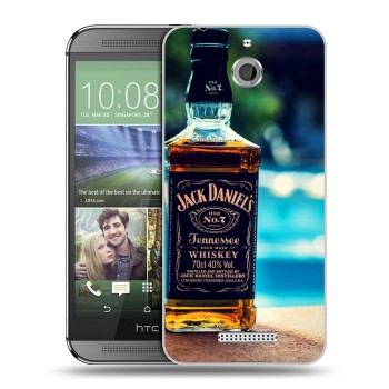 Дизайнерский силиконовый чехол для HTC Desire 510 Jack Daniels (на заказ)
