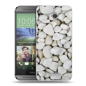 Дизайнерский силиконовый чехол для HTC Desire 510 Текстура камня (на заказ)