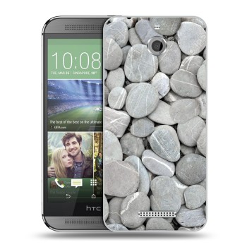 Дизайнерский силиконовый чехол для HTC Desire 510 Текстура камня (на заказ)