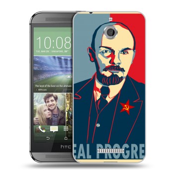 Дизайнерский силиконовый чехол для HTC Desire 510 Владимир Ленин (на заказ)