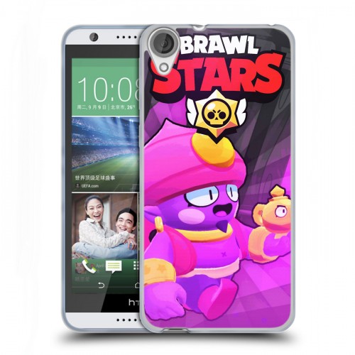 Дизайнерский силиконовый чехол для HTC Desire 820 Brawl Stars