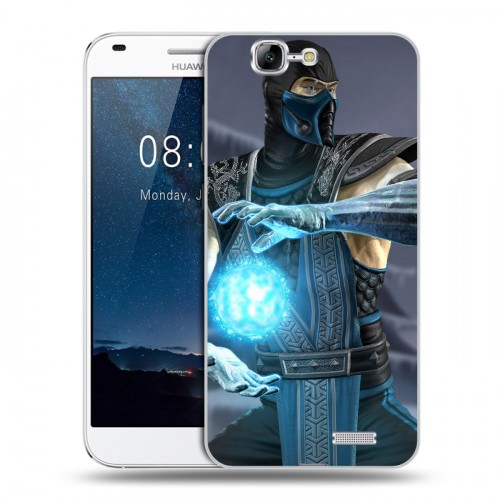 Дизайнерский пластиковый чехол для Huawei Ascend G7 Mortal Combat