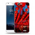 Дизайнерский пластиковый чехол для Huawei Ascend G7 Китайский Новый Год