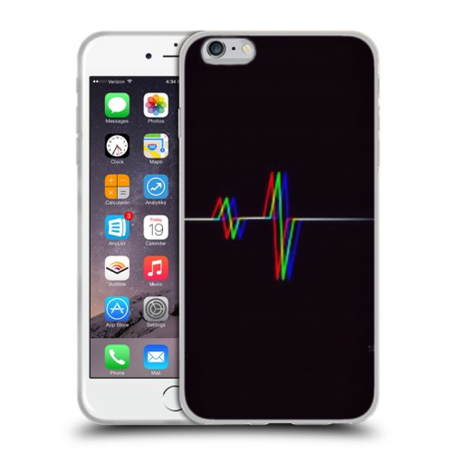Дизайнерский силиконовый чехол для Iphone 6 Plus/6s Plus Неоновые образы