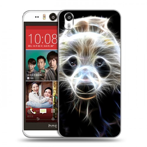 Дизайнерский силиконовый чехол для HTC Desire Eye Пламенные животные