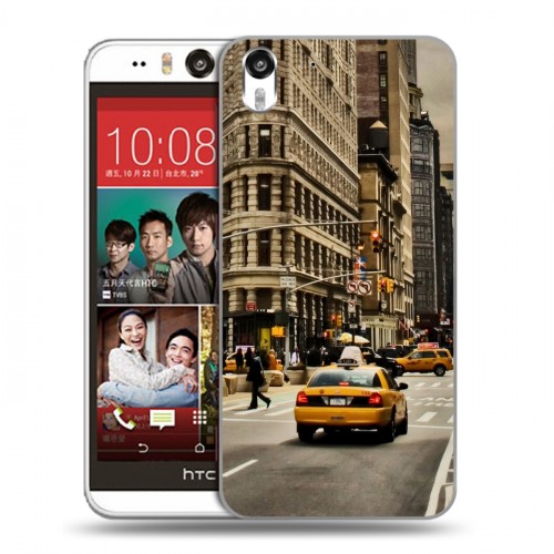 Дизайнерский силиконовый чехол для HTC Desire Eye Нью-Йорк