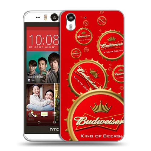 Дизайнерский силиконовый чехол для HTC Desire Eye Budweiser
