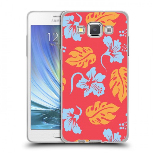 Дизайнерский пластиковый чехол для Samsung Galaxy A5 Гавайские Шаблоны