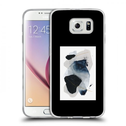 Дизайнерский пластиковый чехол для Samsung Galaxy S6 Стильные абстракции