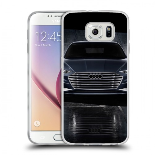 Дизайнерский пластиковый чехол для Samsung Galaxy S6 Audi