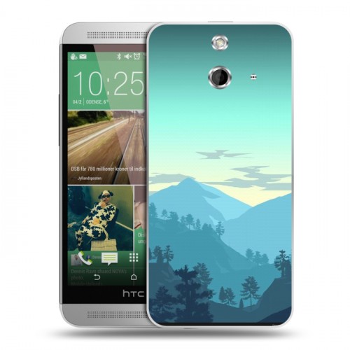 Дизайнерский пластиковый чехол для HTC One E8 Романтика путешествий