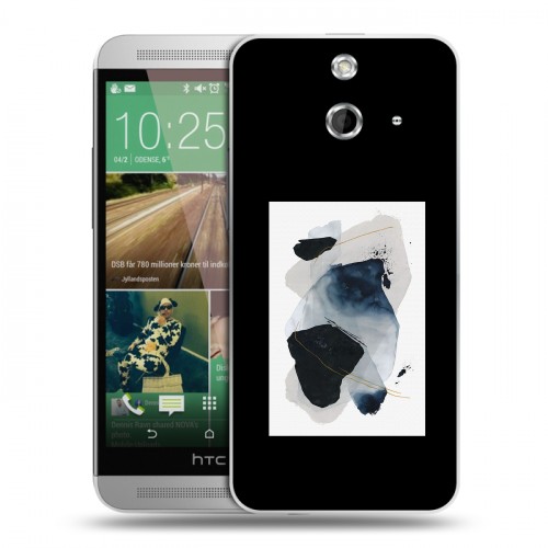 Дизайнерский пластиковый чехол для HTC One E8 Стильные абстракции