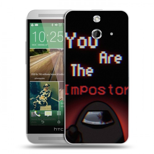 Дизайнерский пластиковый чехол для HTC One E8 Among Us