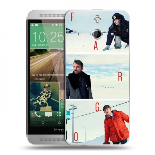 Дизайнерский пластиковый чехол для HTC One E8 Фарго
