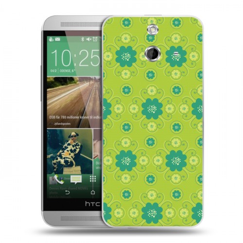 Дизайнерский пластиковый чехол для HTC One E8 Богемские шаблоны