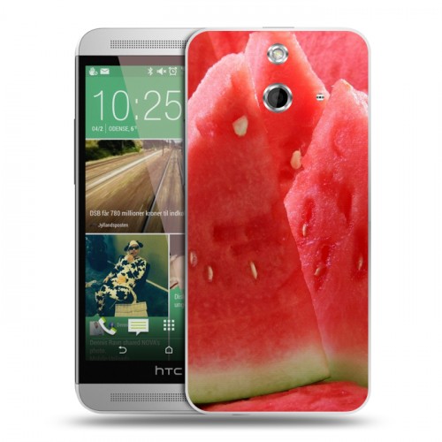 Дизайнерский пластиковый чехол для HTC One E8 Арбузы