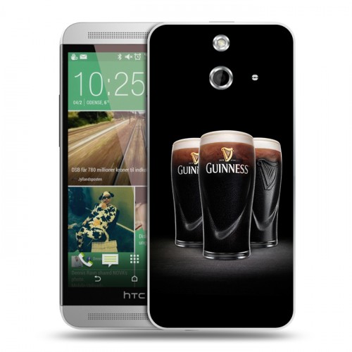 Дизайнерский пластиковый чехол для HTC One E8 Guinness