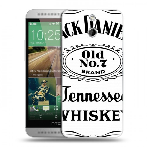 Дизайнерский пластиковый чехол для HTC One E8 Jack Daniels