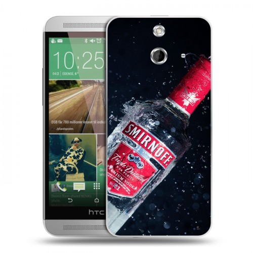 Дизайнерский пластиковый чехол для HTC One E8 Smirnoff