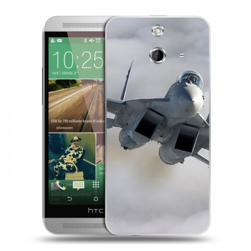 Дизайнерский пластиковый чехол для HTC One E8 Самолеты
