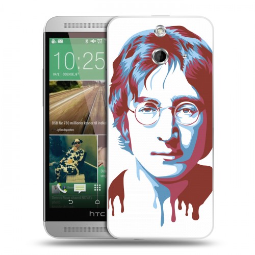 Дизайнерский пластиковый чехол для HTC One E8 Джон Леннон