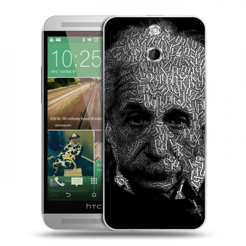 Дизайнерский пластиковый чехол для HTC One E8 Альберт Эйнштейн
