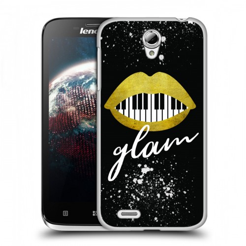 Дизайнерский пластиковый чехол для Lenovo A859 Ideaphone Дизайнерское пианино