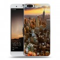 Дизайнерский силиконовый чехол для Huawei Honor 6 Plus Нью-Йорк