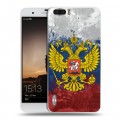 Дизайнерский силиконовый чехол для Huawei Honor 6 Plus Российский флаг и герб