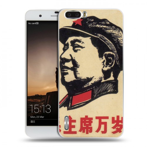 Дизайнерский силиконовый чехол для Huawei Honor 6 Plus Мао