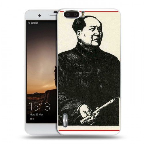 Дизайнерский пластиковый чехол для Huawei Honor 6 Plus Мао
