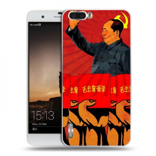 Дизайнерский силиконовый чехол для Huawei Honor 6 Plus Мао