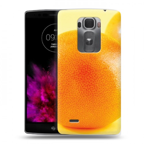 Дизайнерский пластиковый чехол для LG G Flex 2 Апельсины