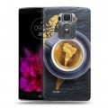Дизайнерский пластиковый чехол для LG G Flex 2 Кофе напиток