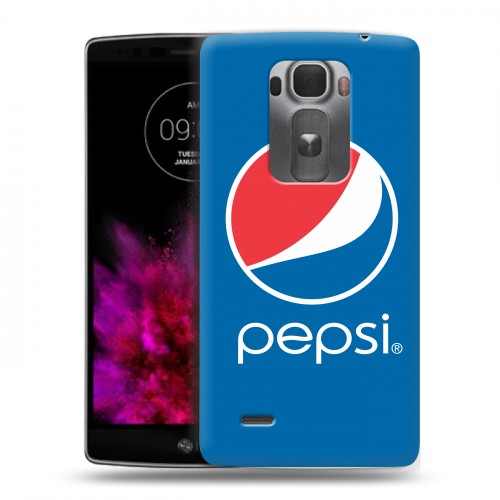 Дизайнерский пластиковый чехол для LG G Flex 2 Pepsi