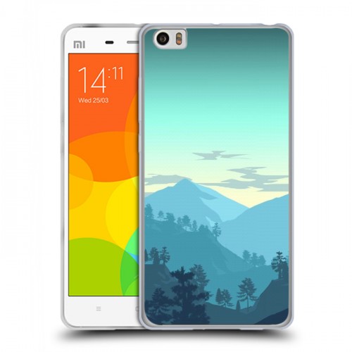 Дизайнерский силиконовый чехол для Xiaomi Mi Note Романтика путешествий